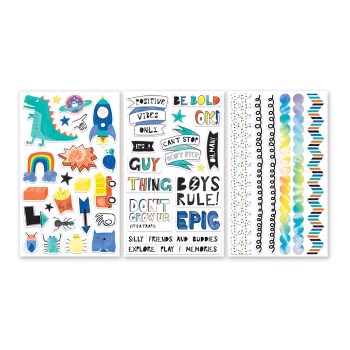 Super Duper Boy Stickers