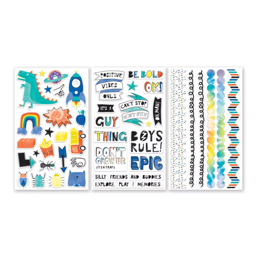 Super Duper Boy Stickers