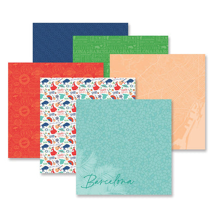 Barcelona Scenes Designer Paper Pack