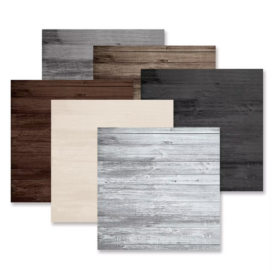 Wonderful Day Woodgrain Texture Designer Paper Pack