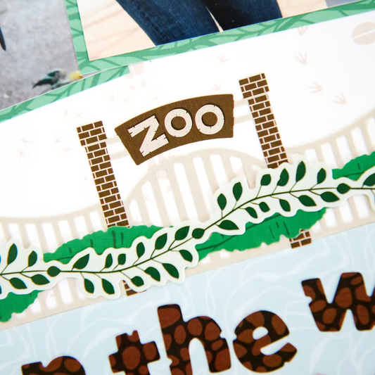What a Zoo, Too! Border Stickers