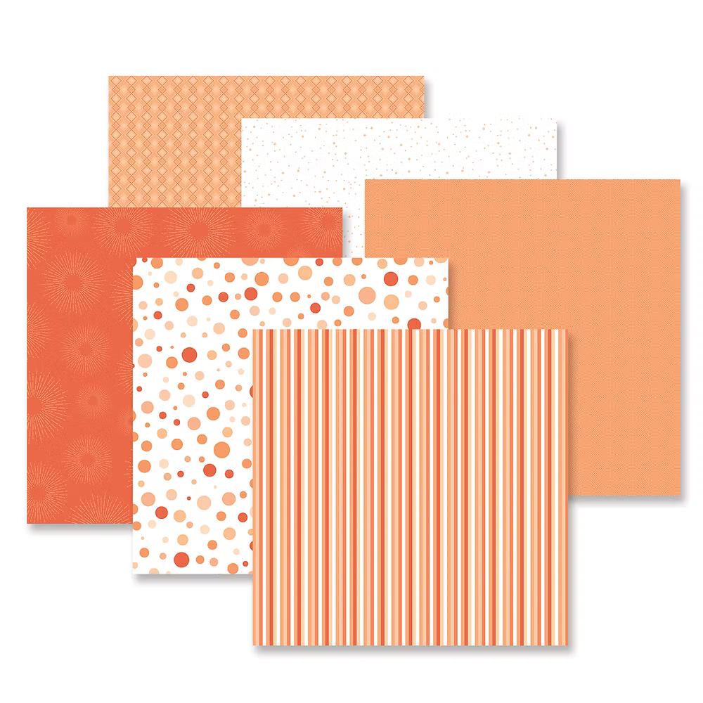 Totally Tonal Tangerine Designer Paper Pack