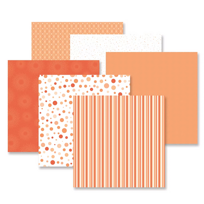Totally Tonal Tangerine Designer Paper Pack
