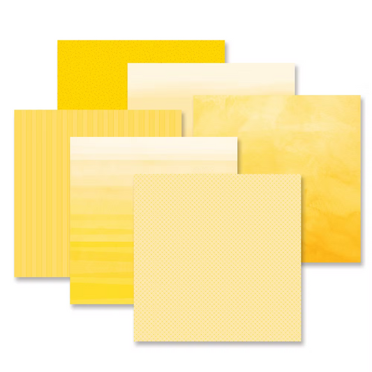 Yellow Gradient Best Hits Designer Paper Pack
