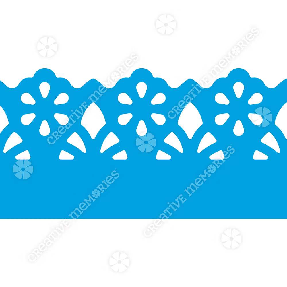 Floral Peaks Border Punch