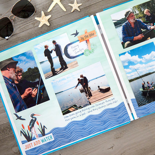 Serene Waters Fast2Fab 12x12 Refill Pages