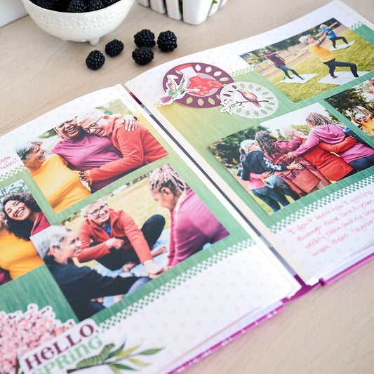 Bright Gradients Fast2Fab 12x12 Refill Pages