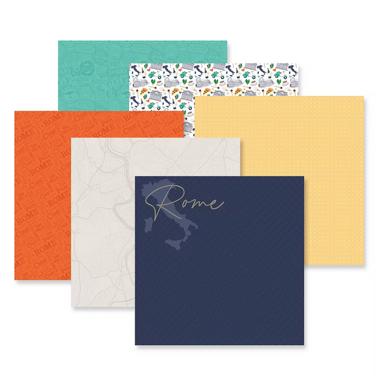 Rome Scenes Designer Paper Pack