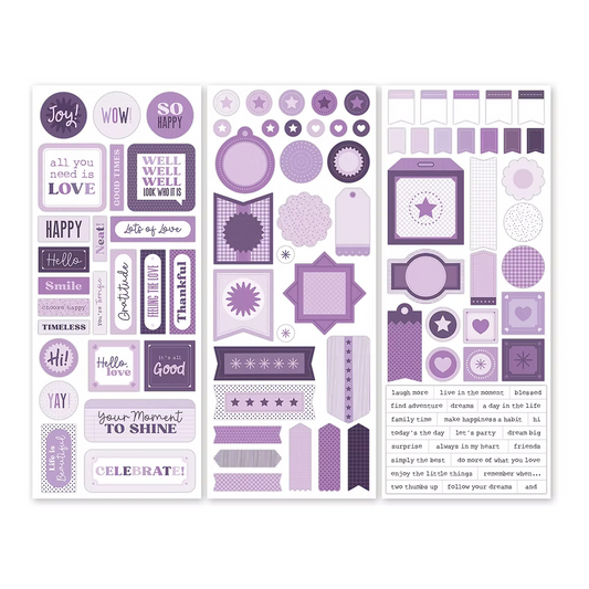 Totally Tonal Purple Ice Stickers