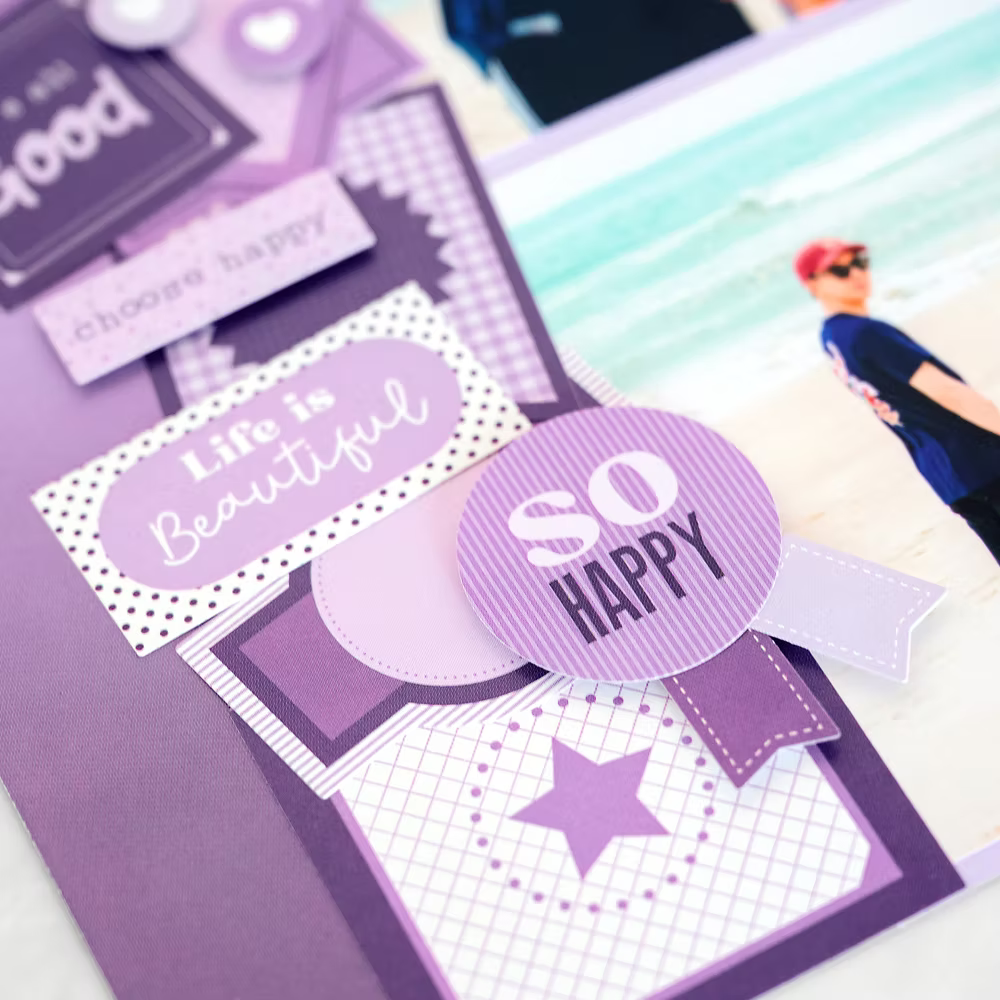 Totally Tonal Purple Ice Stickers