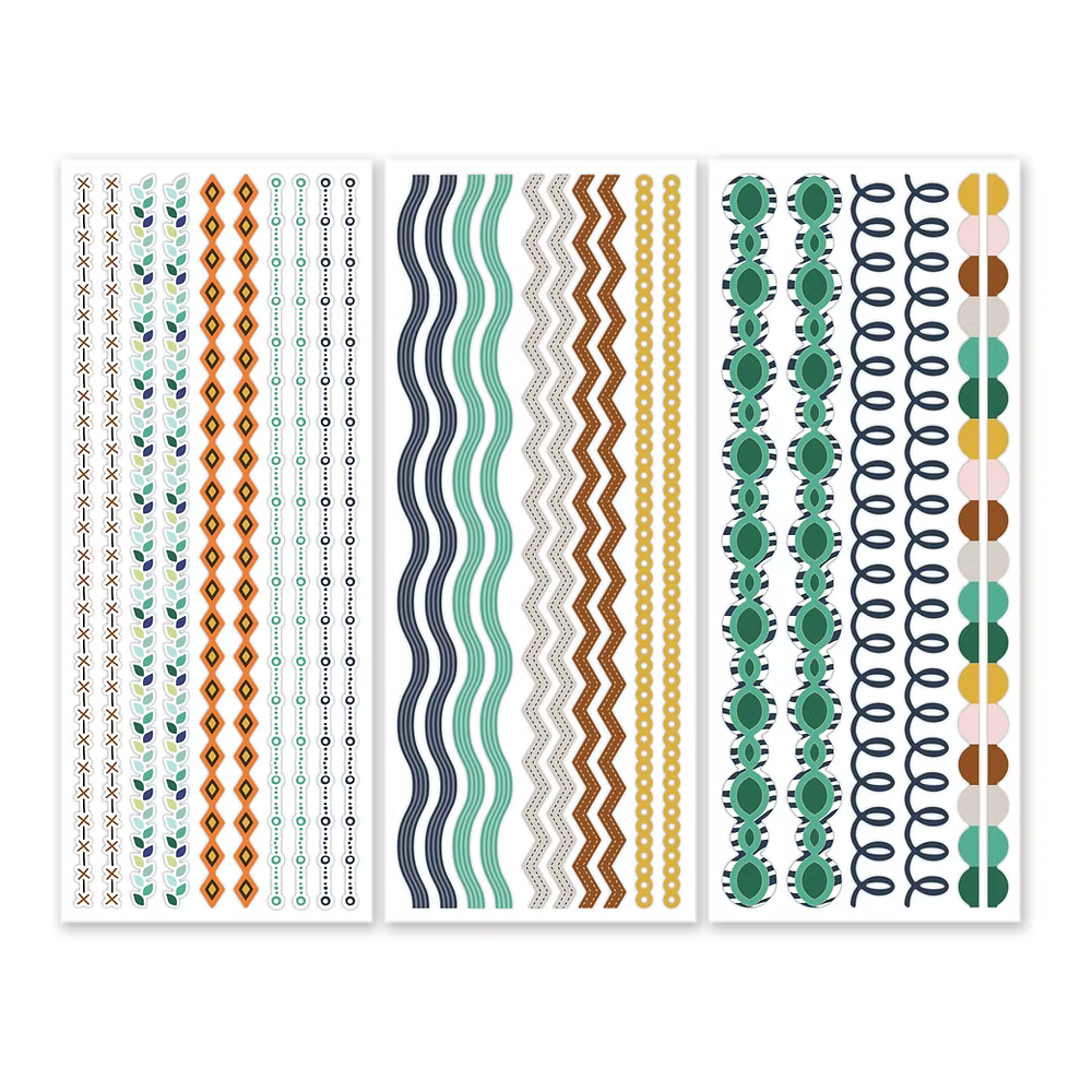 Totally Tonal Zoo Border Stickers