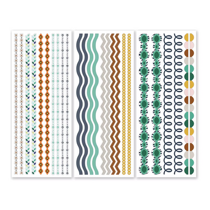 Totally Tonal Zoo Border Stickers