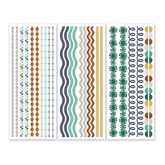 Totally Tonal Zoo Border Stickers
