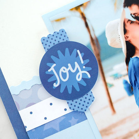Totally Tonal Baby Blue Stickers