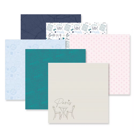 Paris Scenes Designer Paper Pack