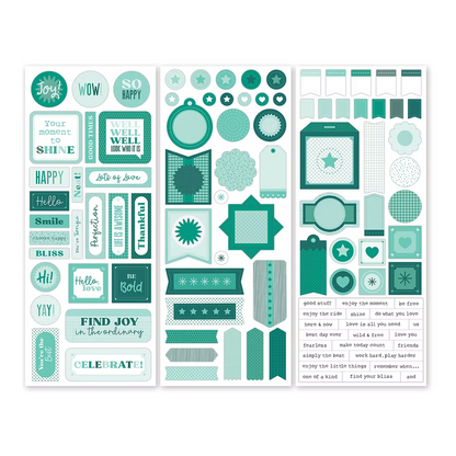 Totally Tonal Island Waters Stickers