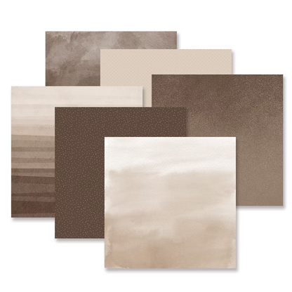 Brown Gradient Best HIts Designer Paper Pack