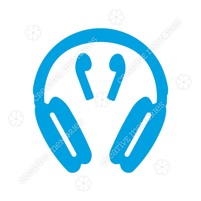Headphones Shape Punch