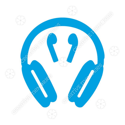 Headphones Shape Punch