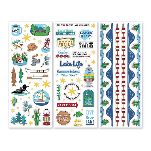 Life at the Lake Stickers