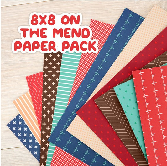 On the Mend 8x8 Paper Pack