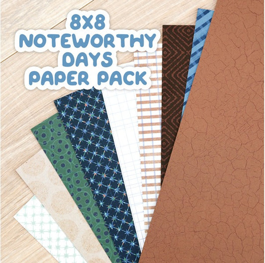 Noteworthy Days 8x8 Paper Pack