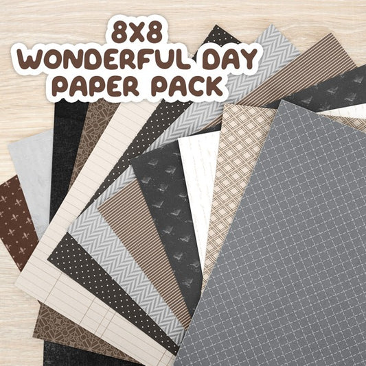 Wonderful Day 8x8 Paper Pack