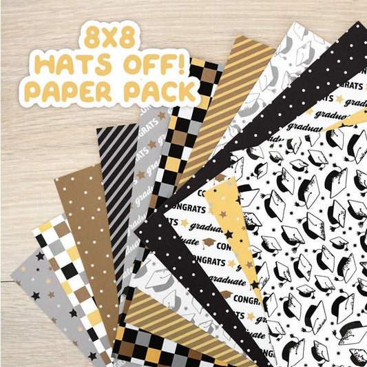 Hat's Off 8x8 Paper Pack