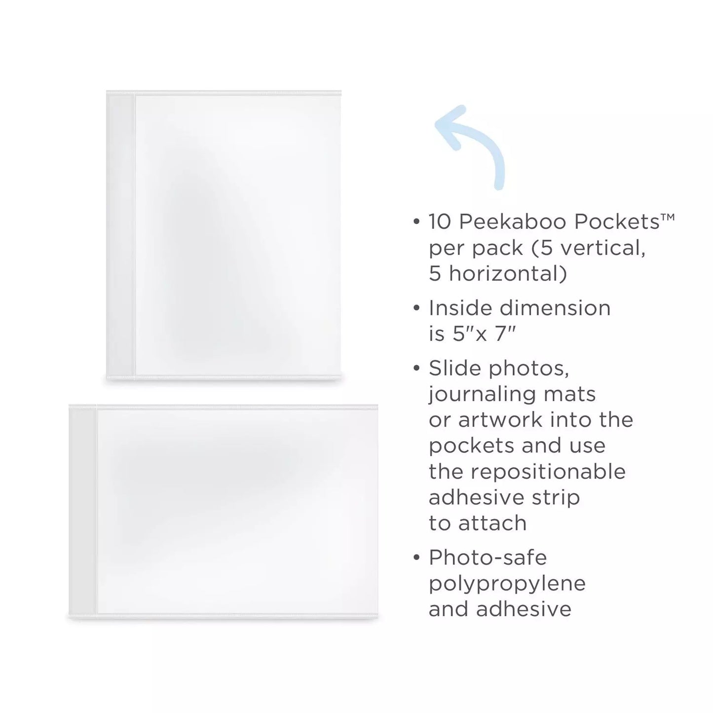 5x7 Peekaboo Pockets™ (10/pk)