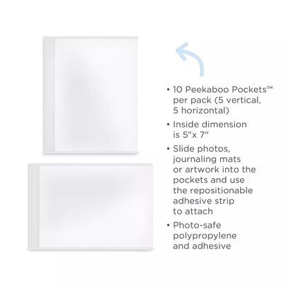 5x7 Peekaboo Pockets™ (10/pk)