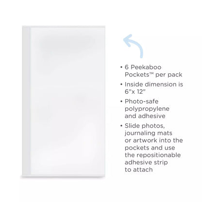 6x12 Peekaboo Pockets™ (6/pk)