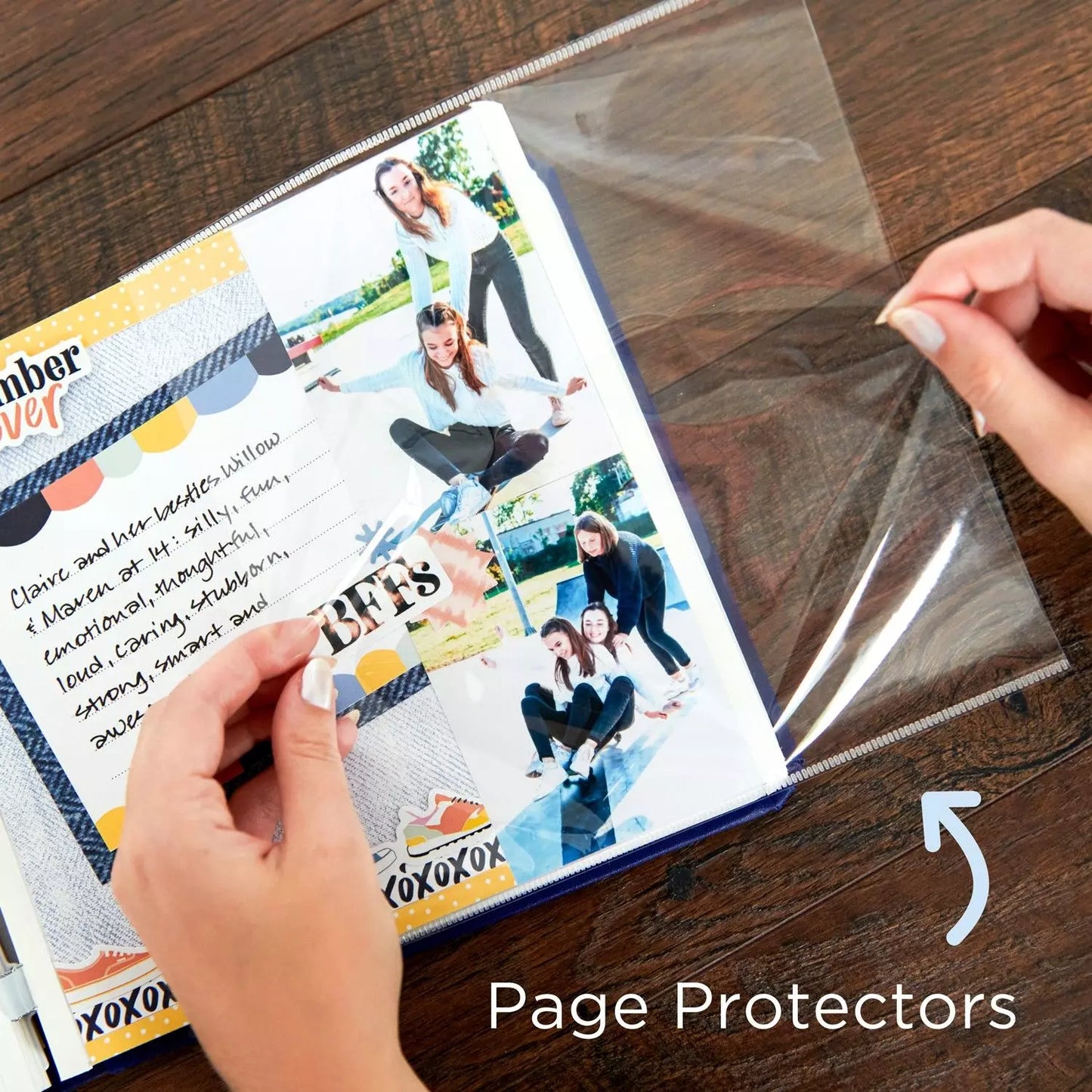 Lumberjack Fast2Fab 8x8 Plain Pages and Protectors (12/pk)