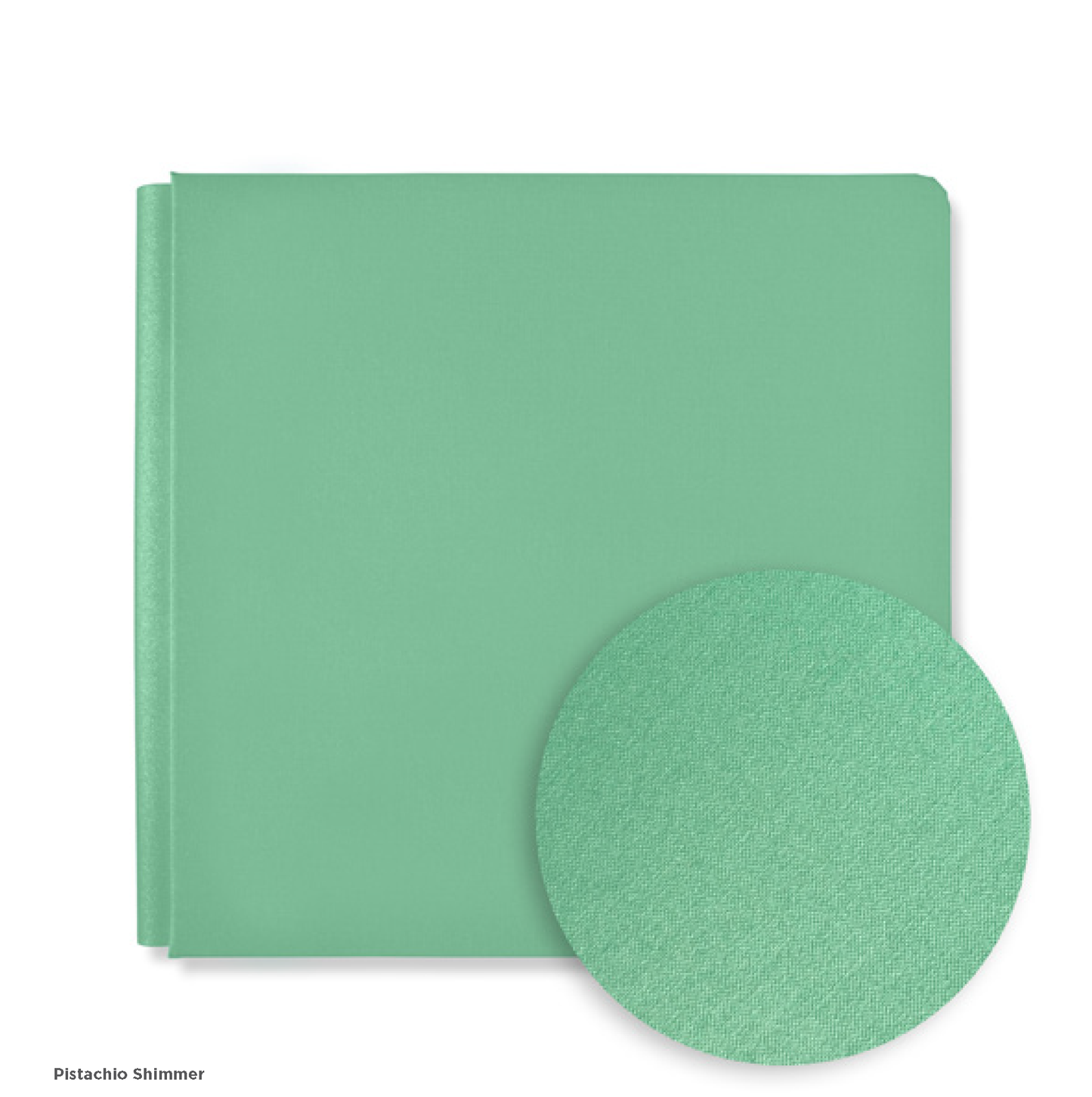 Pistachio Shimmer 12x12 Plain Album Cover
