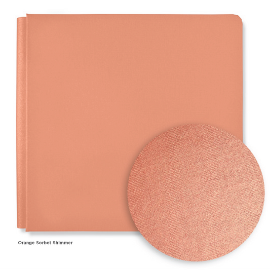 Orange Sorbet Shimmer 12x12 Plain Album Cover