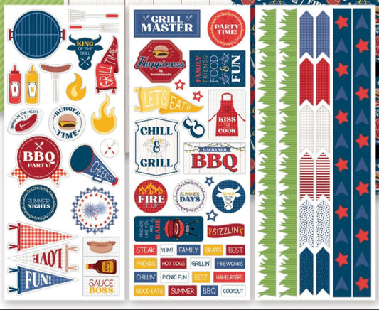 Backyard BBQ Stickers