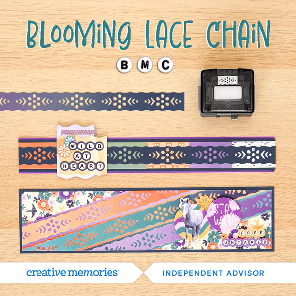 Blooming Lace Chain Border Maker Cartridge