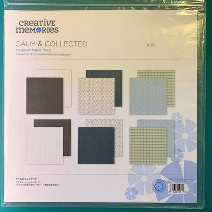 Calm & Collected Designer Paper Pack