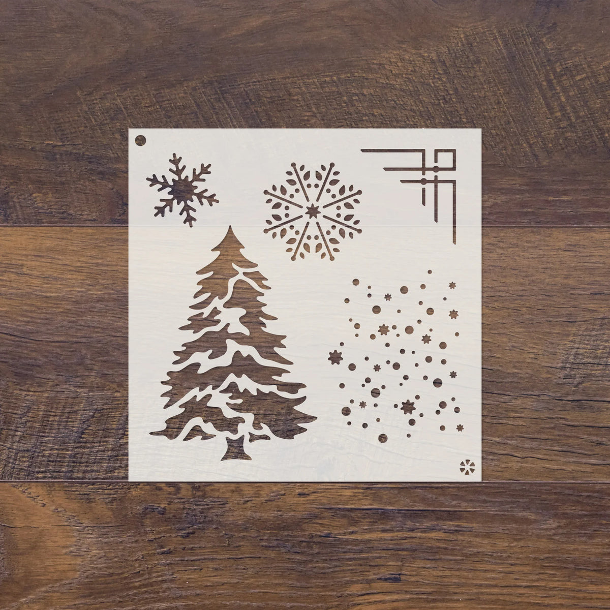 5x5 Inking Stencil - Winter Elements