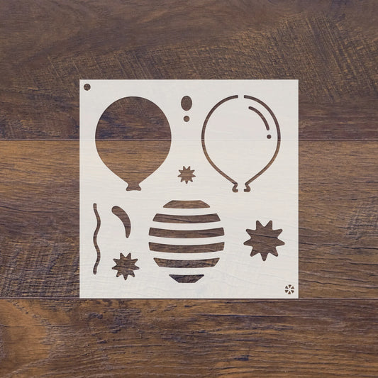 5x5 Inking Stencil - Build-A-Balloon