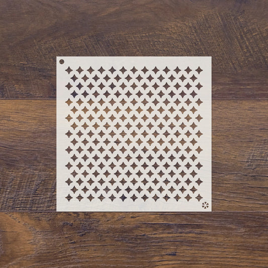 5x5 Inking Stencil - Diamond Lattice