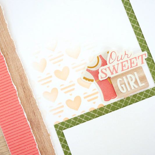 5x5 Inking Stencil - Hearts
