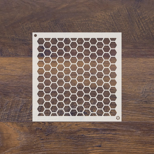 5x5 Inking Stencil - Honeycomb