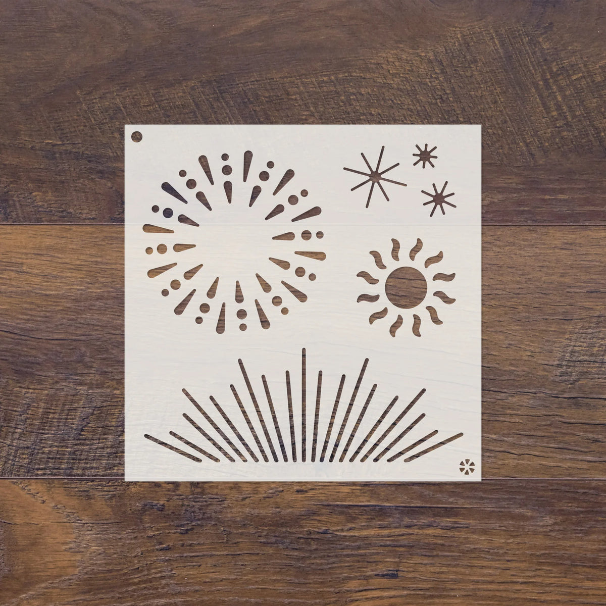 5x5 Inking Stencil - Summer Sun