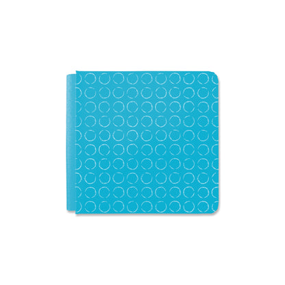 8x8 Weathered Rings Album Cover - Poppy Blue