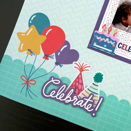 Birthday Bash Fast2Fab-Inspired Paper Pack (6/pk)