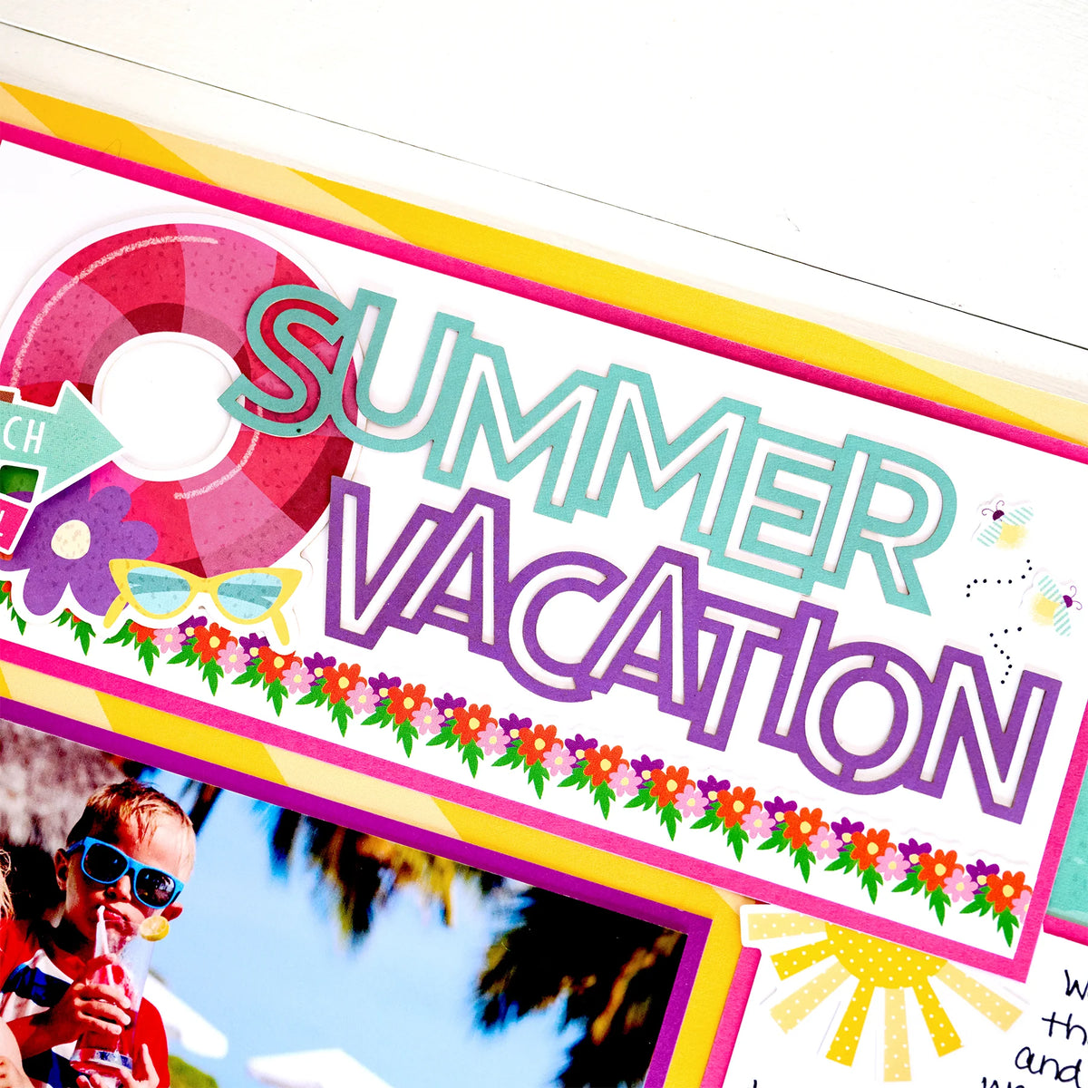 Chasing the Sun Embellishments - Mixed Laser & Die Cuts (20/pk)