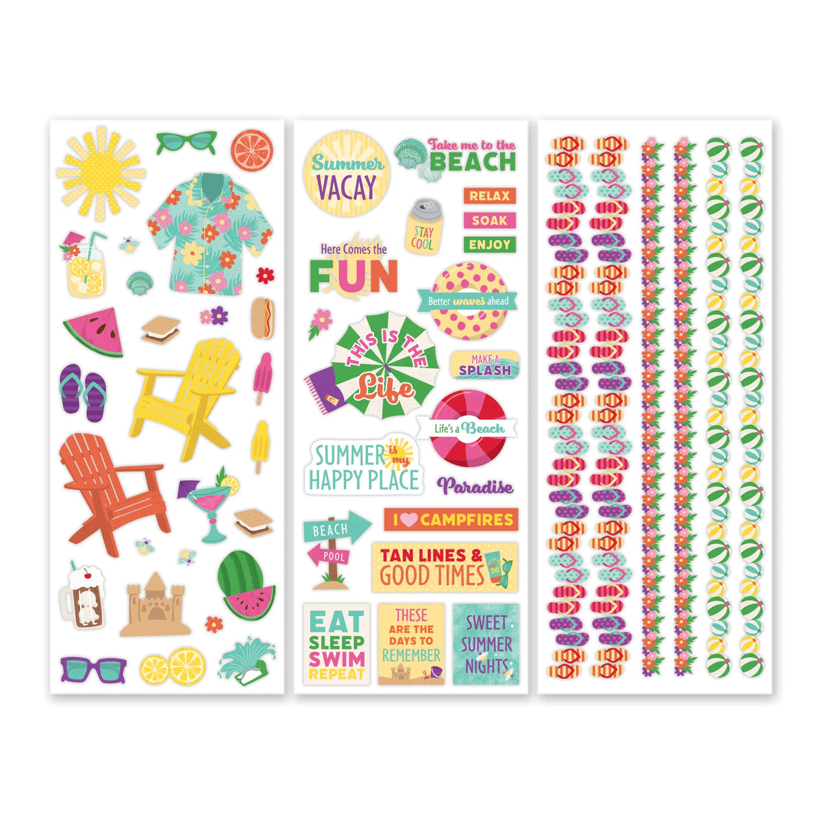 Chasing the Sun Stickers (3/pk)