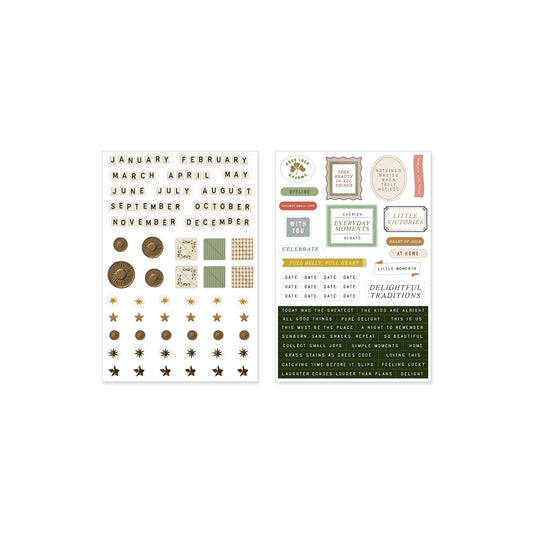 Delight Clear Stickers (2/pk)