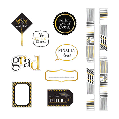 Diploma Days Foiled Embellishments (20/pk)