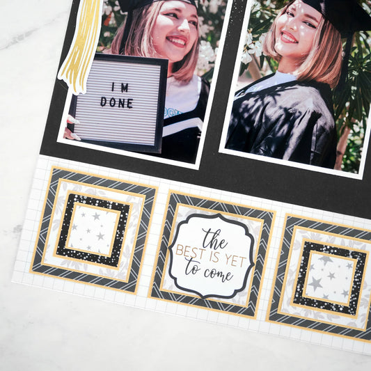 12x12 Diploma Days Paper Pack (6/pk)